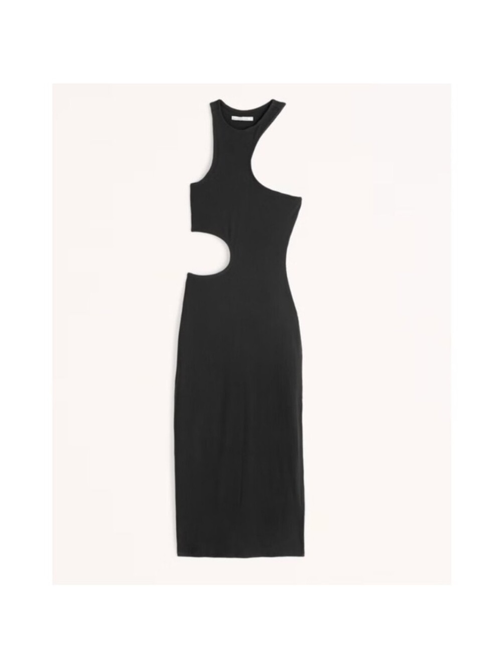 Abercrombie Black Cutout Midi Dress -  Women